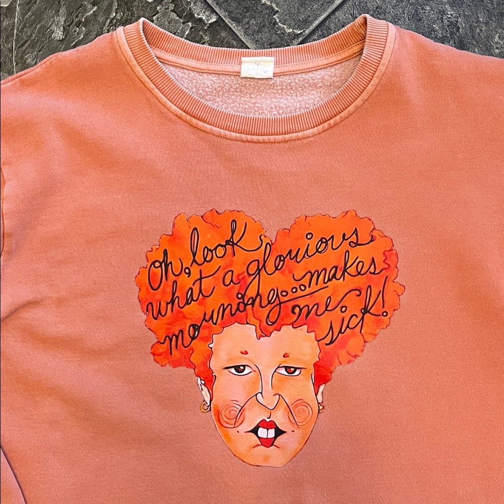 HOCUS POCUS Graphic Sweatshirt Movie Character Quote Cozy Cottagecore Y2K 90s